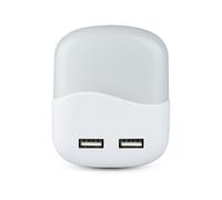 V-TAC Lampe murale LED carrée - Samsung - USB - Veilleuses