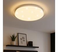 V-TAC Lampe Plafond LED Étoiles, Effet Ciel Étoilé, Avec Télécommande, Blanc
