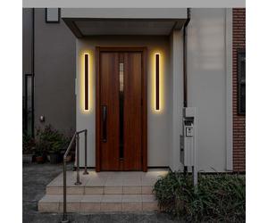 V-TAC LED Applique Moderne - IP65 Waterproof - Corps en Corten - 17W- 2160 Lumens - 3000K