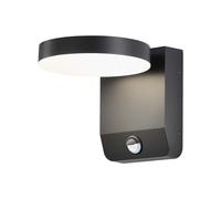 V-TAC LED Applique Rotative | Capteur PIR | Etanche IP65 | Noir | 17W | 2480 Lumens | 3000K