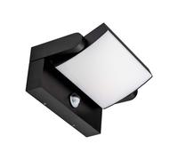 V-TAC LED Applique Rotative | Capteur PIR | Etanche IP65 | Noir | 17W | 2520 Lumens | 3000K