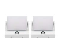 V-TAC LED Applique Rotative - Détecteur PIR - IP65 Etanche - Blanc - 17W - 2580 Lumens - 4000K - Lot de 2