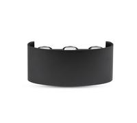 V-TAC LED Applique Semi Ovale | Bridgelux | Noir | IP54 | 6W | 540 Lumens | 3000K