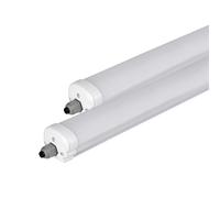 V-TAC LED Batten Fitting - Série G - IP65 Waterproof - Blanc - 48W - 5760 Lumens - 6500K - 150CM - Pack of 2