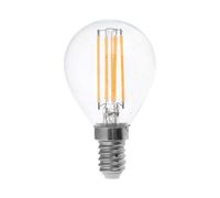 V-TAC Ampoule LED - Claire - Golf - Transparente - Support E14 - IP20 - 4W - 400 Lumens - 3000K