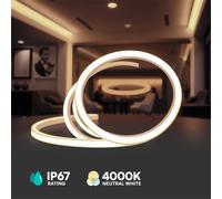 V-TAC LED COB Strip Light - IP67 Waterproof - 4000K - Prix/1m (5m Roll)