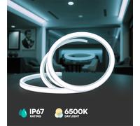V-TAC LED COB Strip Light - IP67 Waterproof - 6500K - Prix/1m (5m Roll)
