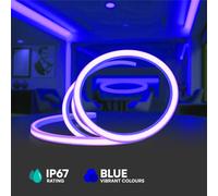 V-TAC LED COB Strip Light - IP67 Waterproof - Color Code : Bleu - Prix/1m (Rouleau de 5m)