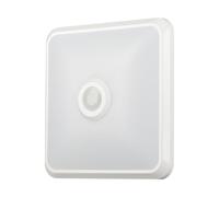 1 pz 12W LED PIR Sensor Lamp SAMSUNG CHIP 3IN1 Square White Body