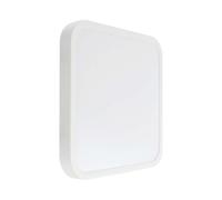 1 pz 24W LED Dome Light Square White Frame 3000K IP44