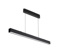 1 pz Plafoniera LED Chip Samsung a Sospensione 40W Lineare Colore Nero 120cm 3in