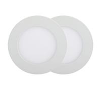 V-TAC LED Round Mini Panel - Premium Series - IP20 - Blanc - 18W - 1400 Lumens - 4000K - Pack of 2