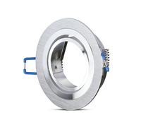 V-TAC LED Spot Light - Appareil encastré - GU10 - Aluminium Brush - IP20