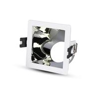 V-TAC LED Spot Light - Appareil encastré - GU10 - IP20 - Blanc + Chrome