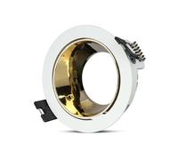 V-TAC LED Spot Light - Appareil encastré - GU10 - IP20 - Blanc + Or