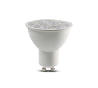 V-TAC LED Spot Light - Samsung - GU10 - Lentille 10° - Blanc - 6W - 445 Lumens - 3000K