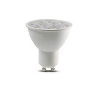 V-TAC LED Spot Light - Samsung - GU10 - Lentille 10° - Blanc - 6W - 445 Lumens - 4000K