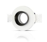 V-TAC Spot LED - Encastré - GU10 - IP20 - Blanc + Noir