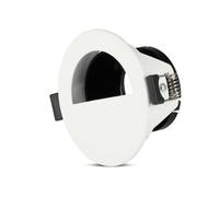V-TAC LED Spot Light - Spot encastré - GU10 - IP20 - Blanc + Noir