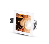 V-TAC LED Spot Light - Spot encastré - GU10 - IP20 - Blanc + Or Rose