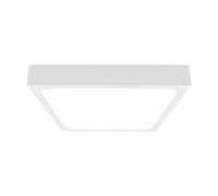 V-TAC VT-8618W-SQ plafonnier led 18W carré blanc 6500K blanc IP44 - sku 7626