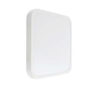 1 pz 18W LED Dome Light SAMSUNG Chip 3000K Square White Frame IP44