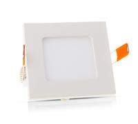 1 pz 6W LED Premium Panel Downlight Square 3000K