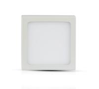 V-TAC LED Square Mini Panel | Slim Surface | IP20 | Blanc | 12W | 900 Lumens | 6400K