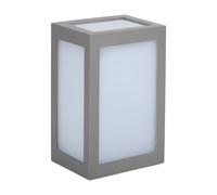 V-TAC LED Square Wall Light | Luminaires d'extérieur | IP65 Waterproof | Gris | 12W| 750 Lumens | 6400K