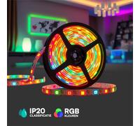 V-TAC LED Striplight Kits - EU Plug - IP20 - RGB - Price/1m (5m Roll)