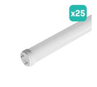 V-TAC LED T8 Tube en verre T8 - IP20 - Blanc - 9W - 850 Lumens - 4000K - 60CM - Pack de 25