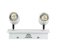 V-TAC LED Track Light - Double tête - GU10 Track Fitting - IP20 - Blanc