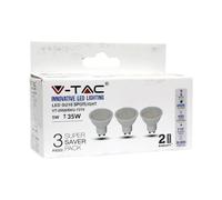 V-TAC Lot de 3 ampoules LED GU10 5 W 4000 K