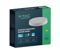 V-TAC Mini panneau LED - Samsung - Surface rétroéclairée - IP20 - Blanc - 6 W - 660 lumens - 3000 K