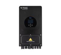 V-TAC Monophasé | Onduleur hybride | IP65 Waterproof | 6kW | Noir