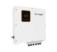 V-TAC Onduleur hybride triphasé - IP65 - 8kW - Blanc