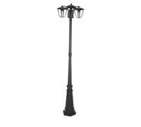 V-TAC Outdoor Lighting - Lampe polaire - Support E27 - IP44 - Noir