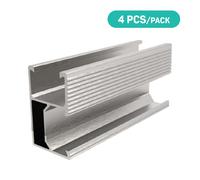 V-TAC Panneaux solaires - Accessoires de structure - 1200mm - Rail argenté - 4 Pcs/Pack
