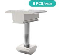 V-TAC Panneaux solaires | Accessoires de structure | Pince centrale | 8 pièces/paquet