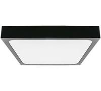 1 pz 48W LED Dome Light Square Black Frame 6400K IP44
