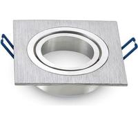 V-TAC plafonnier 1xGU10 Square Aluminium brossé VT-782