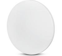 V-tac 217604 VT-8418-S-N - Plafonnier LED rond opaque 18W 3/4/6K IP20
