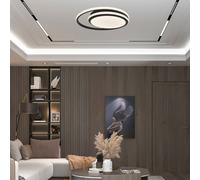 V-TAC Plafonnier design - IP20 - Corps noir - 24W- 2560 Lumens - 4000K