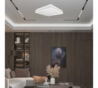 V-TAC Plafonnier LED carré VT-7757-W, 38W, 4000K, 4000lm, IP20, blanc