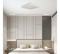 V-TAC Plafonnier LED carré VT-7758-W, 48W, dimmable, 4000K, 4480lm, IP20, blanc