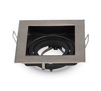 V-TAC Porte-Spot orientable carré à encastrer pour Fixation Gu10