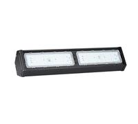V-TAC PRO Cloche industrielle LED linéaire puce Samsung 100 W Couleur noire 6500 K IP54
