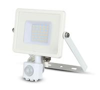 V-TAC PRO Faro LED 30 W IP65 Blanc 3000K Extérieur Capteur Lumière