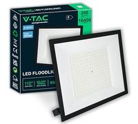 V-TAC Projecteur LED Extérieur 200W - [High Performance]- IP65 - 16450 Lumen - Lampe Étanche pour Maison, Jardin, Garage, Entrepôt - Lumière Blanc Froid 6500K