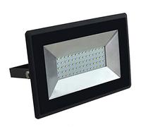 V-TAC Projecteur LED extérieur 50 W, IP65 pour extérieur Noir avec Verre Ip65 4250 LM lumière Naturelle 4000 K